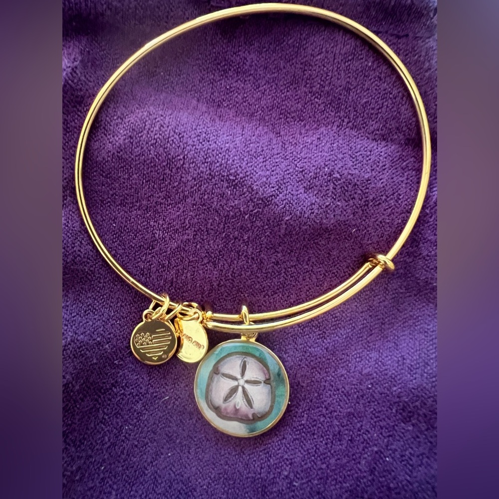 Alex and Ani Sand Dollar bracelet. So cute for summer